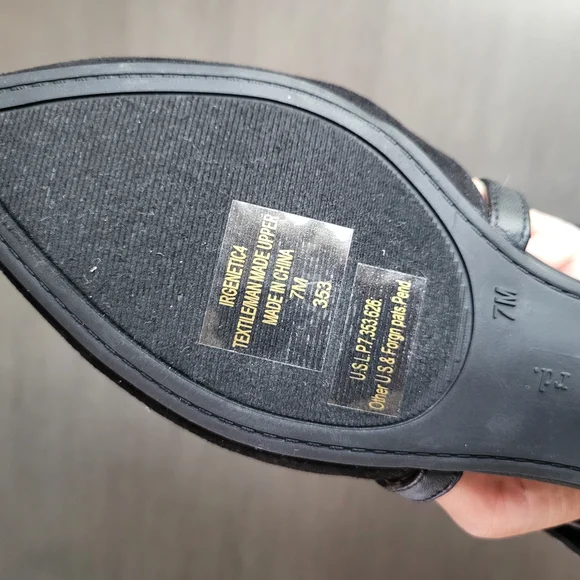 Never Worn Indigo Black Women's Flats - Picture 8 of 11